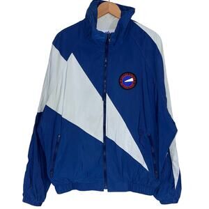 Vintage United States Air Force Rugby Team Windbreaker Jacket Size Large